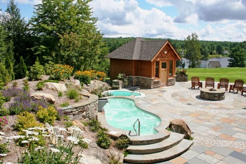 Indoor pool, seasonal outdoor pool, pool umbrellas, sun loungers