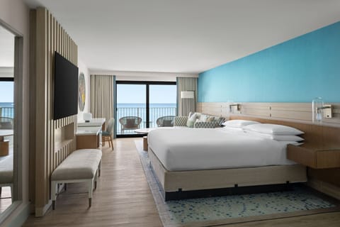 Grand Room, 1 King Bed with Sofa bed, Oceanfront | Premium bedding, down comforters, pillowtop beds, in-room safe