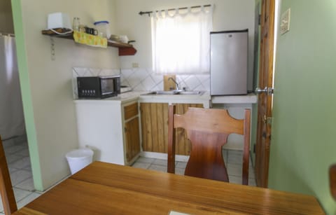 Suite, Sea View (Cliffedge Suite - Lower Level) | Private kitchen | Fridge, microwave