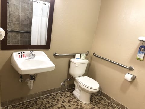 Room, 1 Double Bed, Accessible, Non Smoking | Bathroom sink