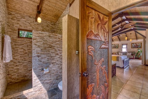 Family Villa | Bathroom | Shower, rainfall showerhead, designer toiletries, hair dryer