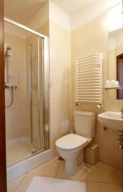 Economy Twin Room | Bathroom | Shower, free toiletries, hair dryer, towels