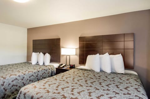Standard Room, 2 Queen Beds, Non Smoking | Desk, free WiFi, bed sheets, alarm clocks
