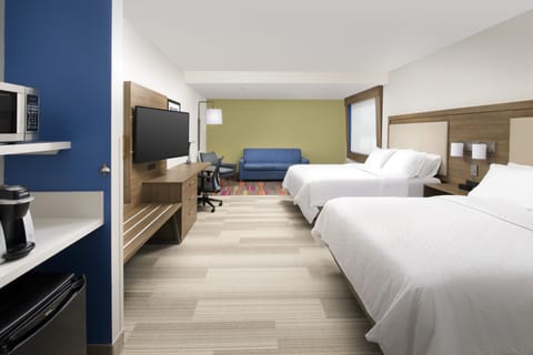 Standard Room, 2 Queen Beds, Accessible (Accessible Tub) | In-room safe, desk, laptop workspace, blackout drapes