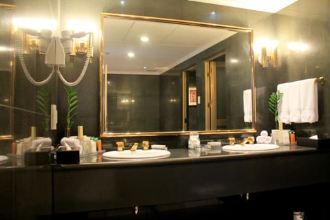 Presidential Suite | Bathroom | Eco-friendly toiletries, hair dryer, bathrobes, slippers