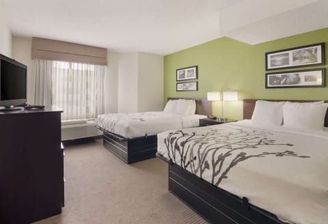 Suite, Multiple Beds, Non Smoking | Premium bedding, minibar, desk, blackout drapes