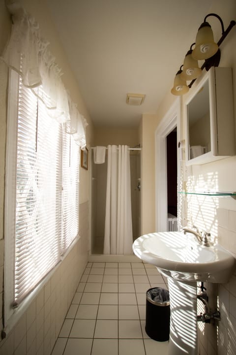 Delamater House Queen  | Bathroom | Shower, towels