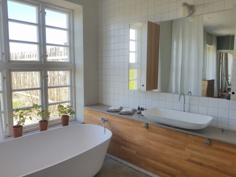 Apartment | Bathroom | Shower, free toiletries, hair dryer, towels