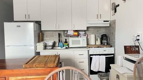 Economy Apartment, Patio, Courtyard View (644 Queen St West - read checkin info) | Private kitchen | Full-size fridge, microwave