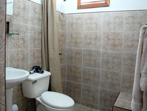 Double Room | Bathroom | Shower, free toiletries, hair dryer, towels