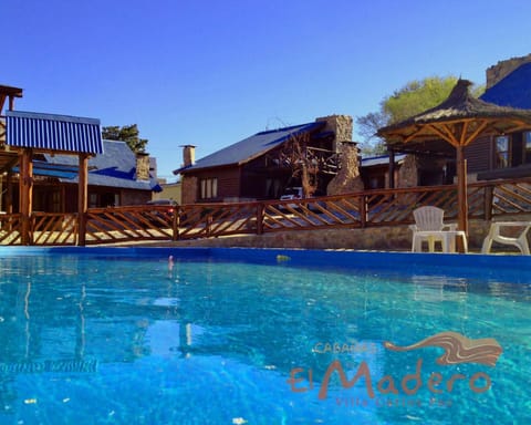 Outdoor pool, pool umbrellas