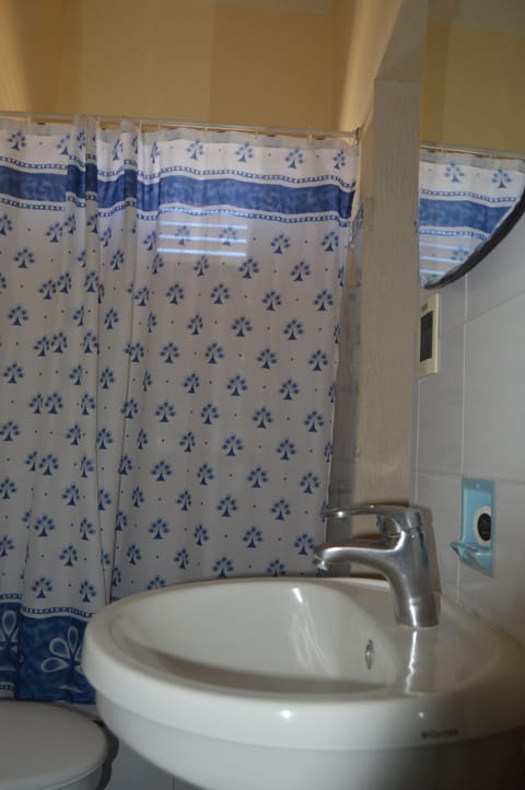 Basic Double or Twin Room | Bathroom | Shower, free toiletries, hair dryer, towels
