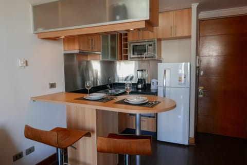 Standard Apartment, 1 Bedroom, Kitchenette | Private kitchen | Fridge, microwave, oven, dishwasher