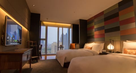 Exclusive Triple Room, Park View | Premium bedding, down comforters, free minibar, in-room safe