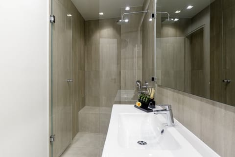 Classic Suite | Bathroom | Shower, free toiletries, hair dryer, towels