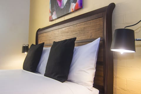 Standard Queen Room | Premium bedding, soundproofing, iron/ironing board, free WiFi