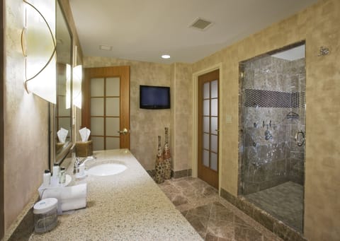 Presidential Suite, 1 King Bed, Non Smoking | Bathroom | Combined shower/tub, free toiletries, hair dryer, towels