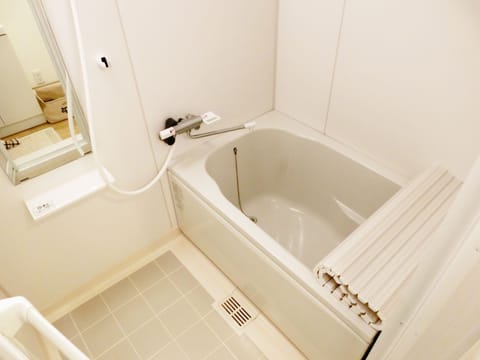 Japanese Style Room | Bathroom | Shower, hair dryer, slippers, bidet