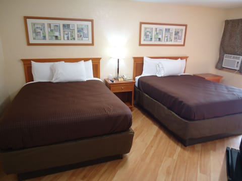 Standard Room, 2 Queen Beds, Smoking | Desk, free WiFi, bed sheets