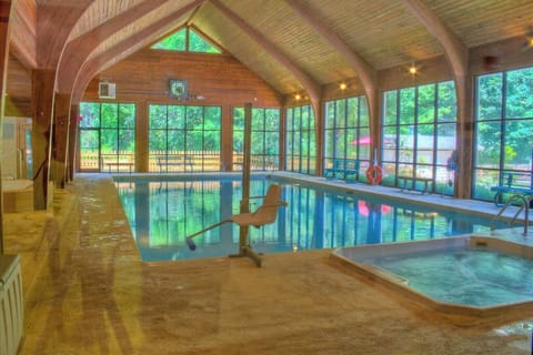 Indoor pool, seasonal outdoor pool