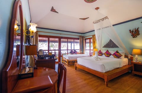 Deluxe Villa, Beach View | In-room safe, free WiFi, bed sheets