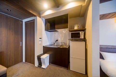 Garden Superior Room (Please see all information about our room before you book) | Private kitchenette | Fridge, microwave, stovetop, electric kettle