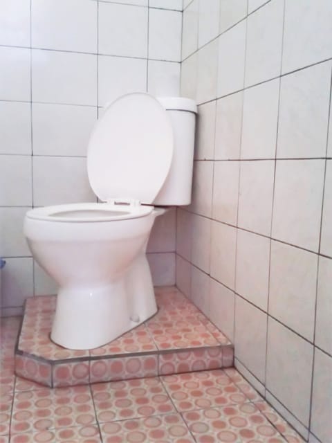 Shower, free toiletries, towels