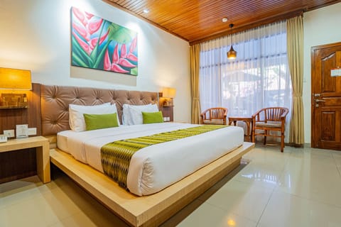  Deluxe Pool Terrace | Premium bedding, minibar, in-room safe, individually decorated