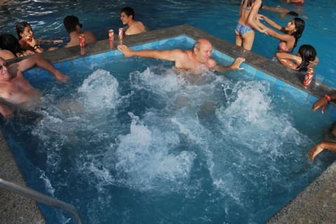 Indoor spa tub