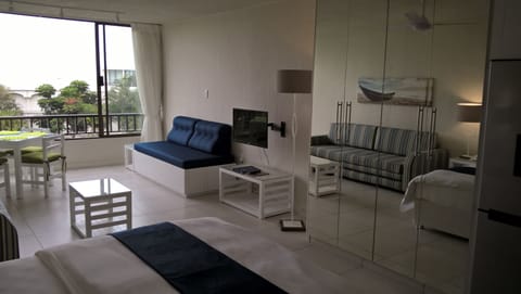 414 Luxury Studio Apartment | Living area | LCD TV