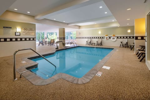 Indoor pool, open 5 AM to 10 PM, sun loungers