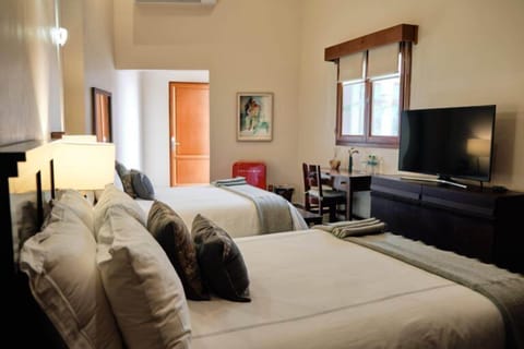 Superior Room, 2 Double Beds | In-room safe, desk, iron/ironing board, free WiFi