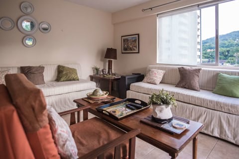 Deluxe Apartment, 2 Bedrooms | Living area | Flat-screen TV
