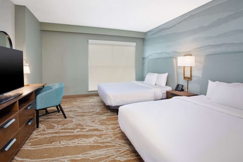 Two Queen and One Sofa Bed, Non-Smoking | 1 bedroom, hypo-allergenic bedding, pillowtop beds, in-room safe