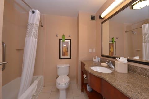 Room, 2 Queen Beds, Non Smoking | Bathroom | Designer toiletries, hair dryer, towels