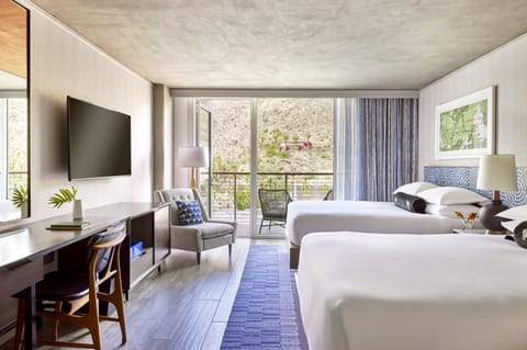 Room, 2 Queen Beds, Balcony (View) | 1 bedroom, Frette Italian sheets, premium bedding, minibar