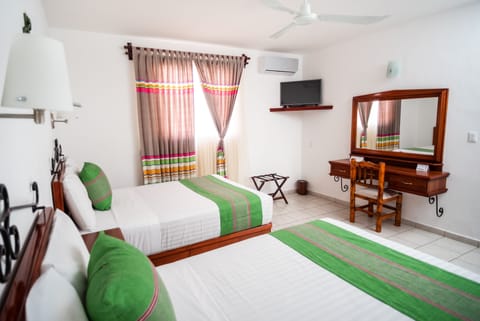 Standard Double Room, 2 Double Beds | In-room safe, individually furnished, iron/ironing board