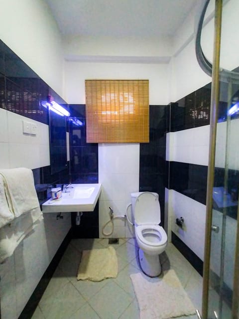 Triple Room | Bathroom | Free toiletries, hair dryer, bidet, towels