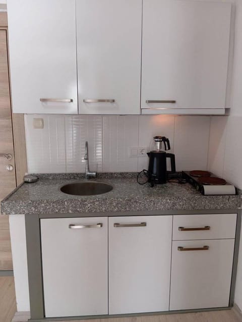 Comfort Apartment, 2 Bedrooms, Kitchenette | Private kitchen | Fridge, microwave, stovetop, coffee/tea maker