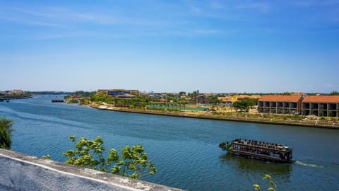 Attic Double Room, Outdoor Balcony, River view | Water view