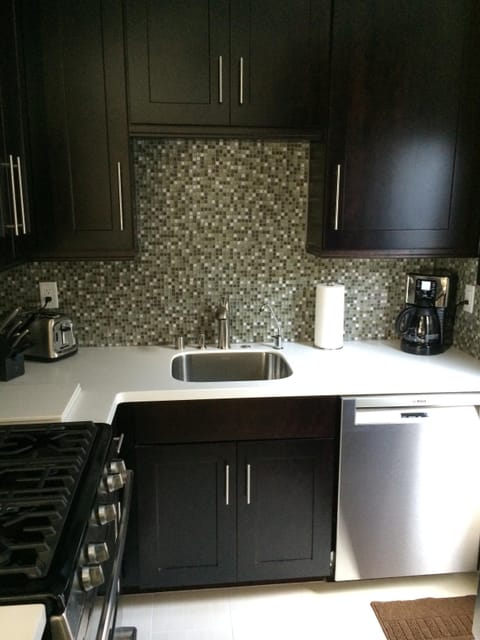 Chef's kitchen includes reverse osmosis filtered drinking water faucet.