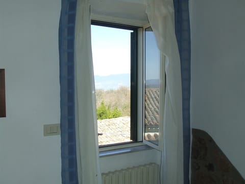 Blue House
The window of bedroom overlooking the valley.