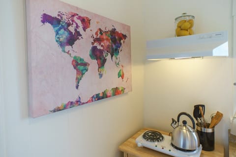 The Port Townsend city codes dictated that we remove the proper oven. 