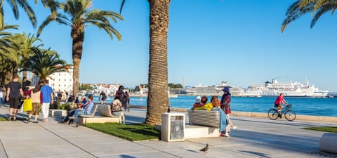 View along the Riva, Split