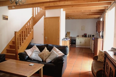 View from lounge into kitchen