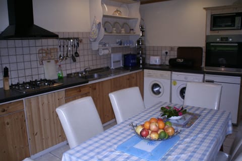 kitchen cum dining with all modern conveniences