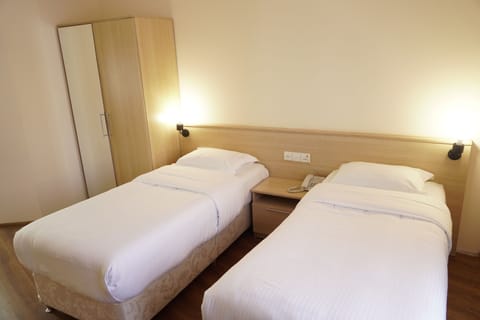 Standard Twin Room | Premium bedding, minibar, in-room safe, desk