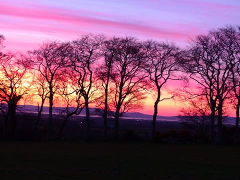 View from the property at sunset