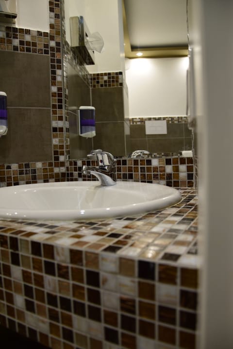 Standard Double or Twin Room | Bathroom | Combined shower/tub, eco-friendly toiletries, hair dryer, slippers