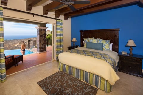 Luxury Villa, 3 Bedrooms, Ocean View | 1 bedroom, in-room safe, desk, iron/ironing board